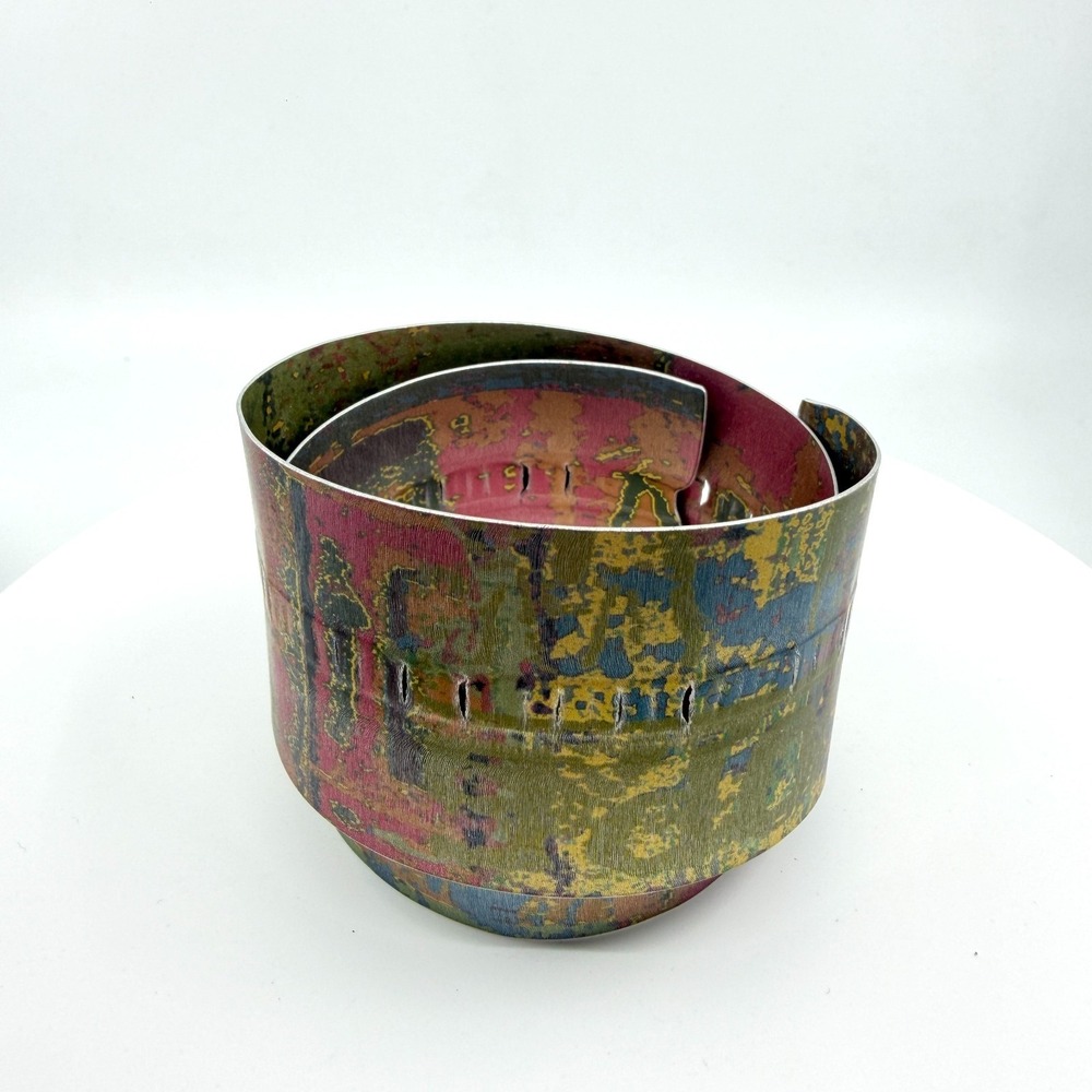 Boho Chunky Statement Multi-Color Wide Cuff Bangle Festival Bracelet Gift